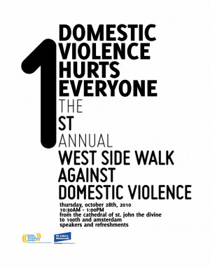 ... of domestic violence and intimate partner violence to raise our