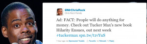 Tucker Max's Rejected Twitter Campaign and Stab at Celebrity
