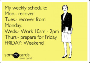 BLOG - Funny Work Schedule