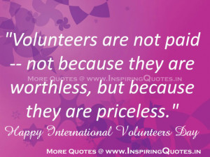 International Volunteer Day Quotes, Thoughts, Happy Volunteer Day ...