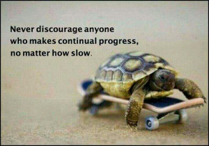 Make progress