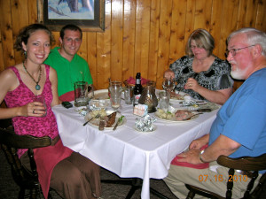 Uncle Dan Auntie Vicky Phil Dad Tyson