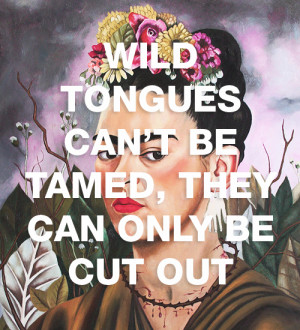 how to tame a wild tongue by gloria anzaldúa // self portrait II by ...