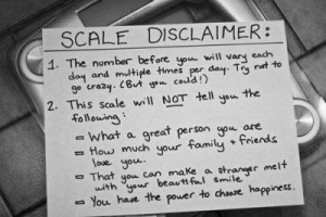 SCALE DISCLAIMER | So true, Real Results Rock. LIKE or REPIN if you ...