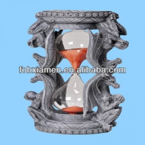 Medieval Dragon Hourglass Sandtimer Decor