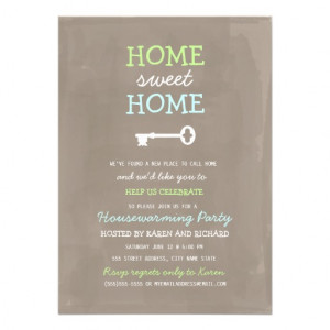 Home Sweet Home Housewarming Invite