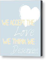 Perks Of Being A Wallflower Canvas Prints - Love Quote Canvas Print by ...