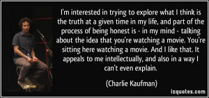 More Charlie Kaufman Quotes