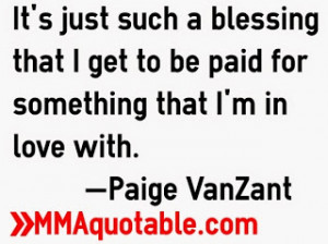 Paige VanZant Interview and Quotes (UFC strawweight)