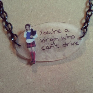 Clueless Tai Quote necklace by wearbyclaire on Etsy, $16.00