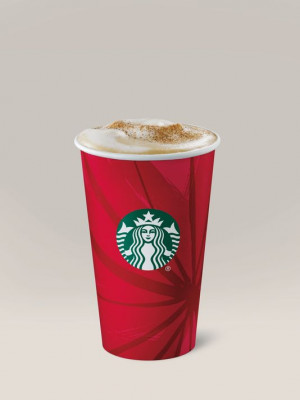 Starbucks' Eggnog Latte. (Photo: Starbucks)