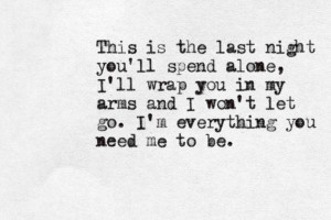 The Last Night- Skillet Submitted by: purplepandasarefuckingawesomme