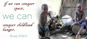 Human Rights - Quotes on Hunger - Buzz Aldrin - human-rights Photo