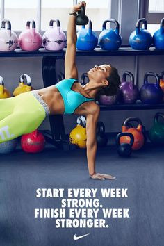 Start every week strong. Finish every week stronger. Use bold and ...