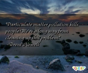 Particulate matter pollution kills people . We're a long way from ...