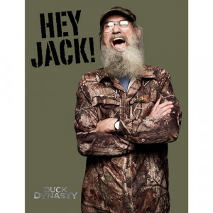 Duck Dynasty 46″ x 60″ “Hey Jack” Polar Fleece Throw