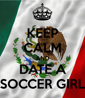Keep Calm And Date Soccer Girl Carry Image