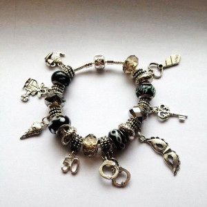 Fifty Shades of Grey European Charm Bracelet...Christian Grey and ...