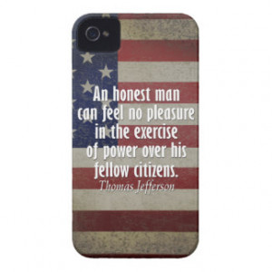 Thomas Jefferson Quote on Slavery and Power iPhone 4 Case