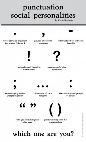 Marc Cortez shared the above image in honor of National Punctuation ...