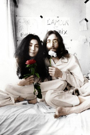 john and yoko s first bed in time photo essay john lennon and yoko ono ...
