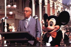 Above: Roy O. Disney in his later years — the man who inspired his ...