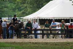 Specatators at the 2013 Upperville Colt & Horse SHow More