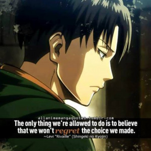 Anime quotes Attack on titan Levi