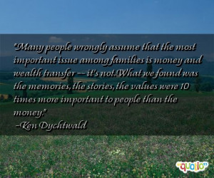 Many people wrongly assume that the most