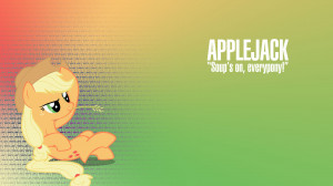 Applejack wallpaper 1920x1080
