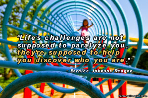 Inspirational Quote: “Life’s challenges are not supposed to ...