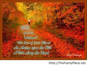 Autumn Quote With Image...