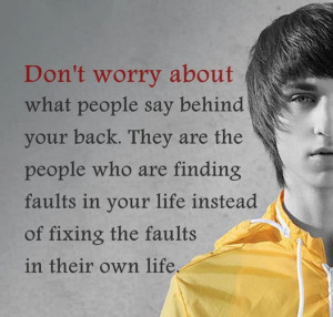 ... Life Instead Of Fixing The Faults In Their Own Life ” ~ Sports Quote