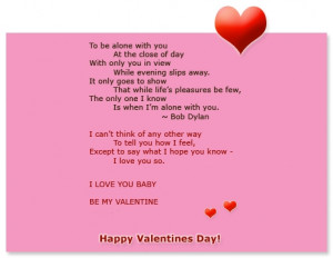Romantic Valentines Day Poem Ecard