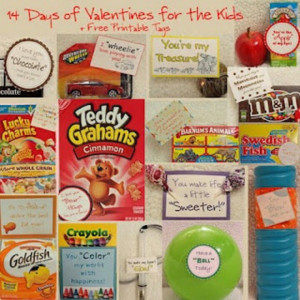 14 Days of Valentines goodies for My Kids