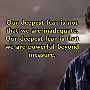 Our Deepest Fear Coach Carter Quotes