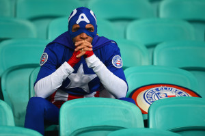 Sad Captain America Looks...