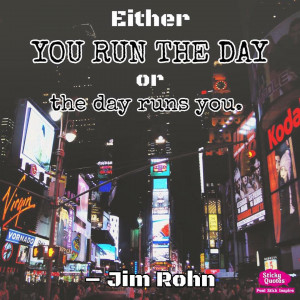 Plan, plot and strategize! Run the day everyday  #MondayMotivation