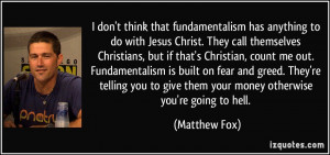 Matthew Fox Priest Quotes Clinic