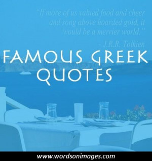 Famous greek quot...