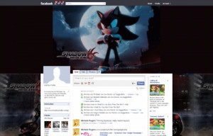 Shadow The Hedgehog Facebook Skins