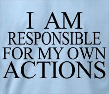 taking responsibility for ones actions