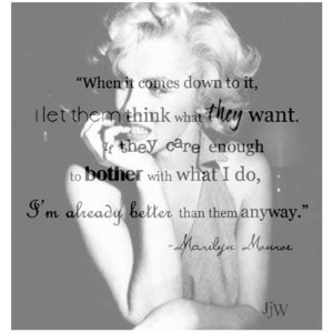 Marilyn Monroe quotes and sayings