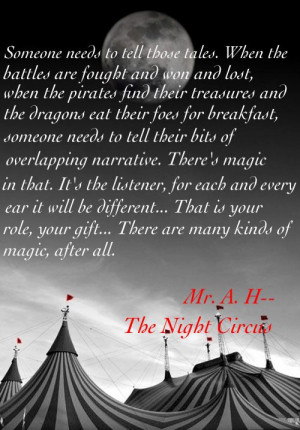Favorite quote from 'The Night Circus'