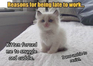 Reasons For Being Late To Work