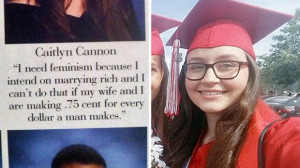 ... from around the world after her powerful yearbook quote hits the web