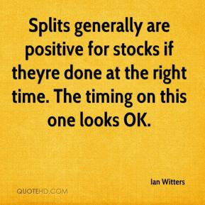 Splits Quotes