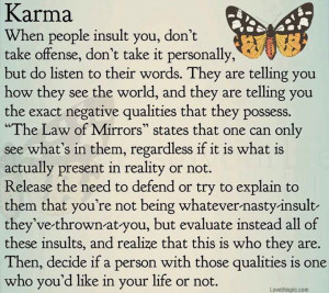 karma life quotes quotes quote butterfly life wise karma ... | Etc.