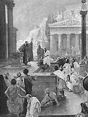 Apostle Paul witnessing