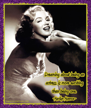 Marilyn Monroe Dreaming quote
